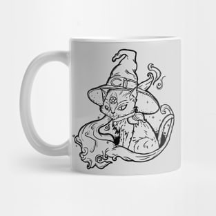 Witch Cat (Black) Mug